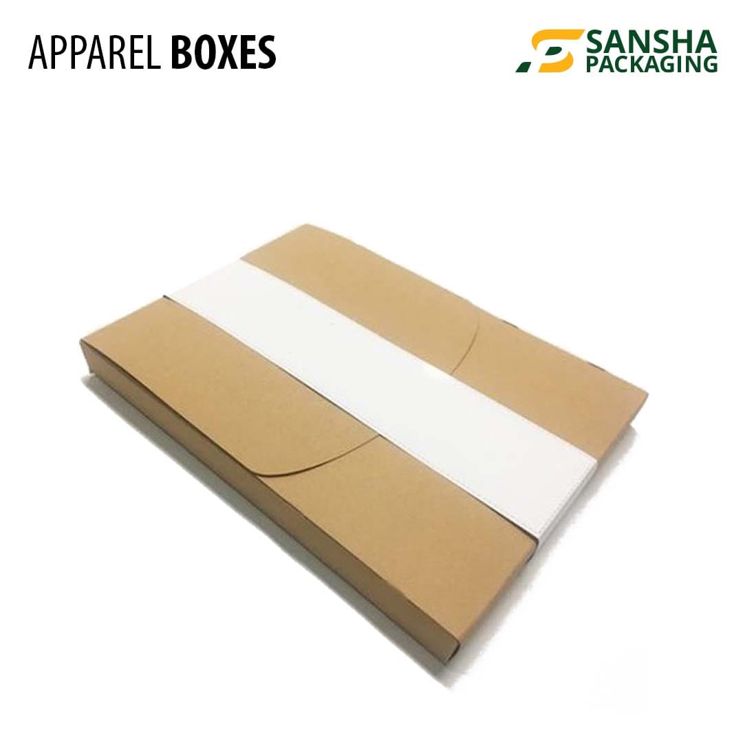 Custom Printed Apparel Boxes Sansha Packaging