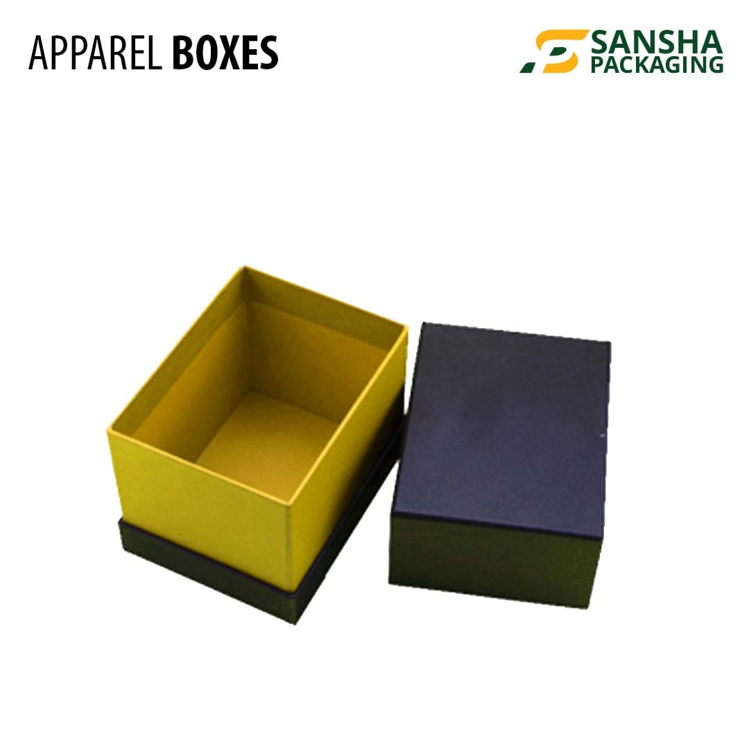 Custom Printed Apparel Boxes Sansha Packaging